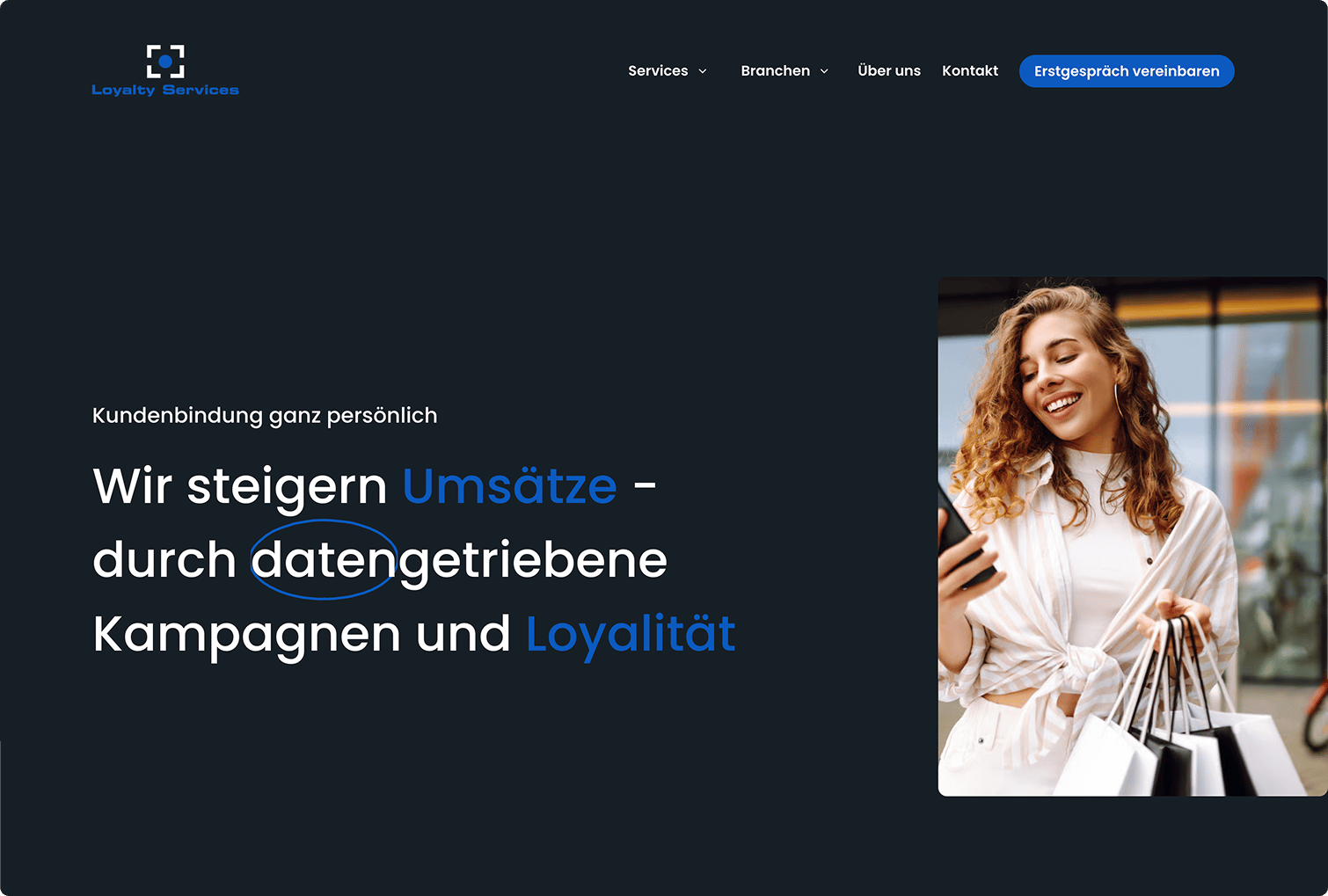 Website Relaunch for Loyalty Services