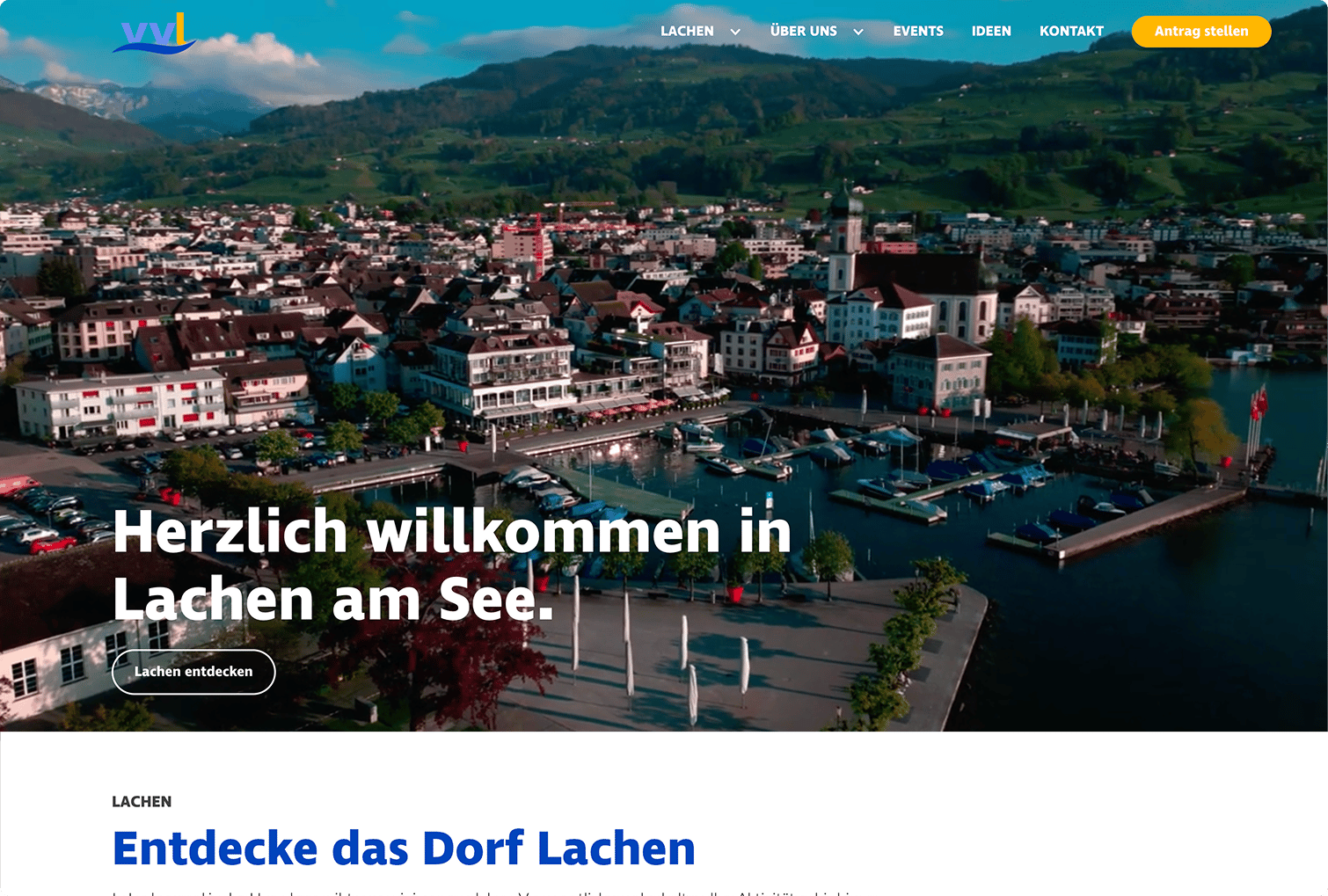 Website Relaunch für den Verkehrsverein Lachen