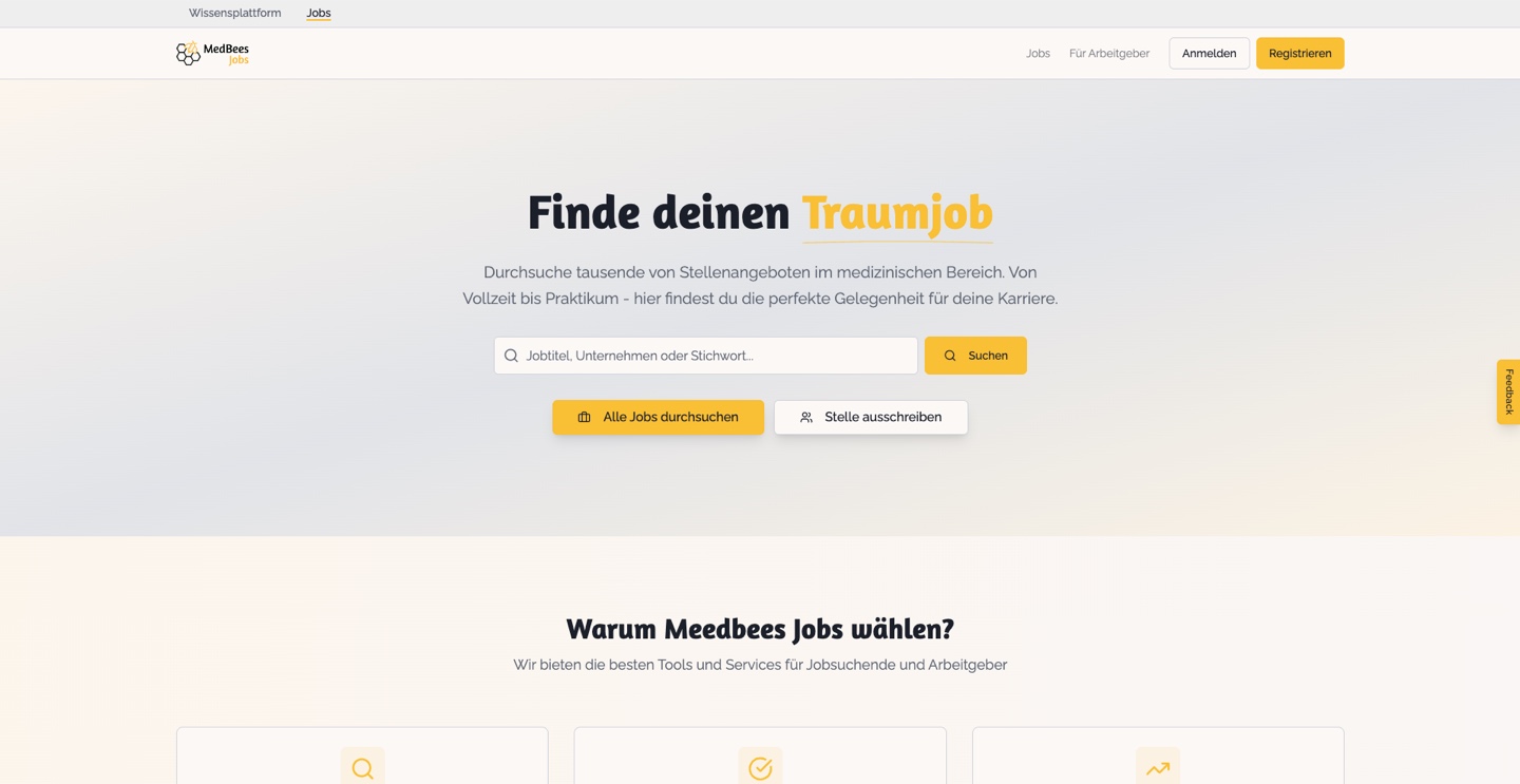MedBees Jobplattform